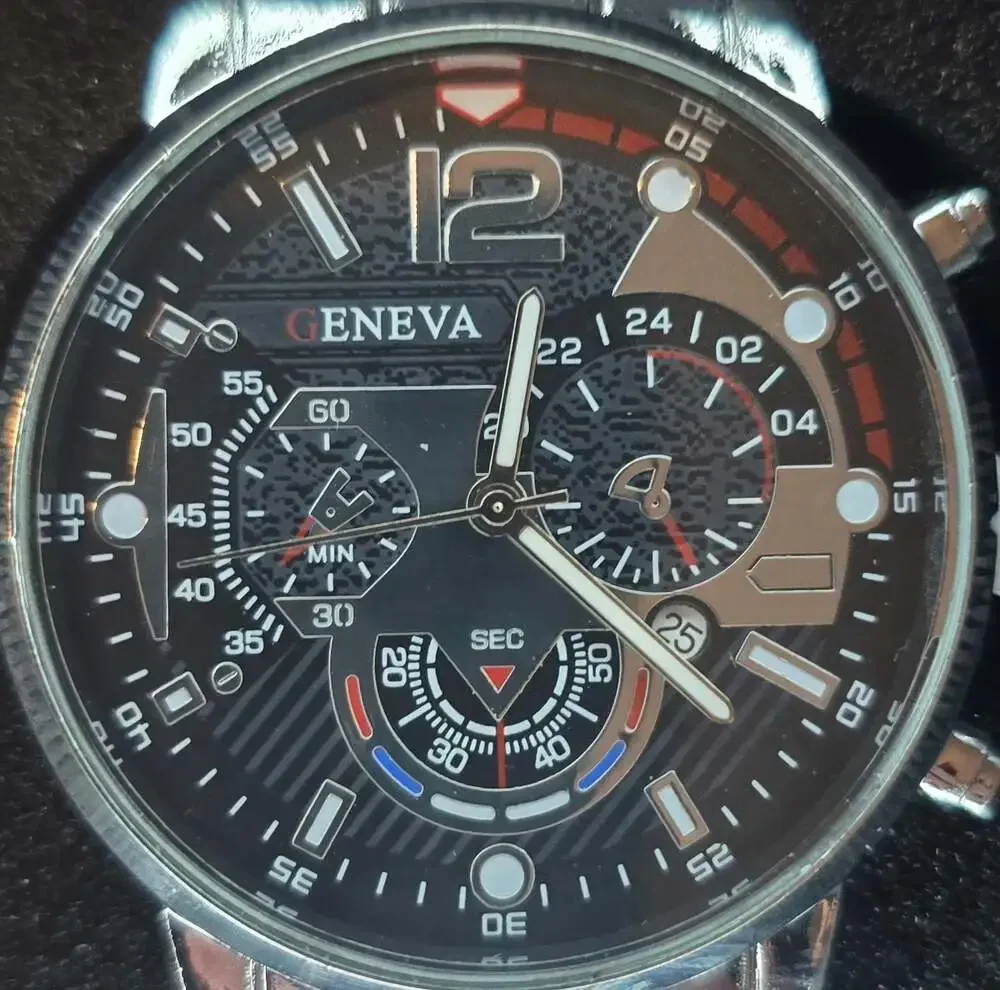 Geneva Chronograph Style Men's Watch